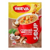 Крем-суп зі смаком  грибів з крутонами Грибний 155 г ТМ REEVA