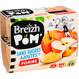 Пюре фруктове Breizh Pom Яблуко без доданого цукру 4 шт по 100 г