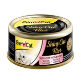 Shiny Cat Filet консерви курка і креветки для котів, 70 г