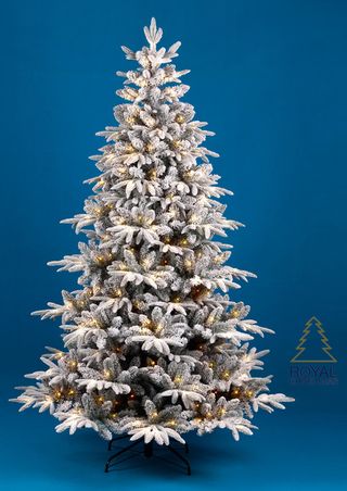 854344 ნაძვის ხე დათოვლილი 240სმ, D-144, T-1807 PE/PVC, Led-500 განათებით, GILLAM