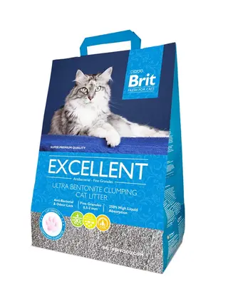 Наповнювач Brit exelent 5 кг бентонітовий