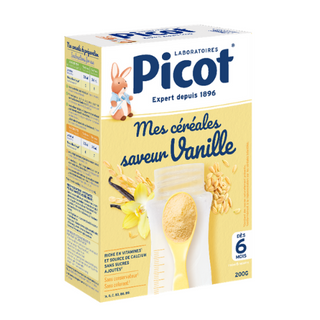 პიკო - ფაფა ურძეო ვანილით /6თვ+/ 200გრ 7392 cereal  with unsweetened vanilla /6 months+/ 200g