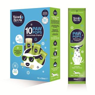 Морозиво Woof&Brew Paw Pops для собак натуральні трави 10 шт 500 мл