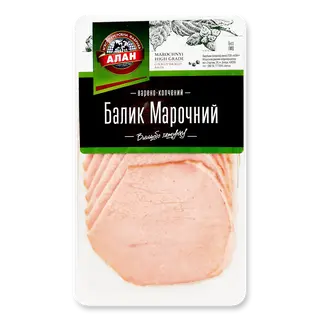 Балик «Алан» «Марочний» к/в в/ґ нарізка 100г