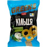 Кільця кукурудзяні Varto зі смаком сметани і зелені 150 г