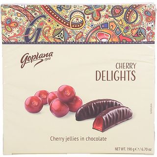 Желе Delights 190 г Вишня в шоколаді