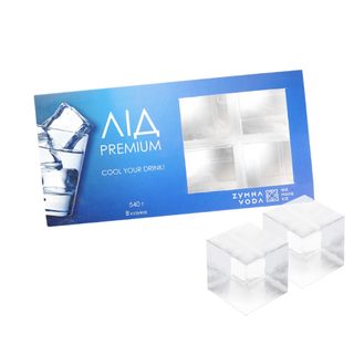 Лід Zymna Voda Преміум харчовий фасований кубиками 540г