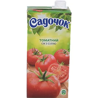 Сік Садочок Томатний з М’якоттю т/п 0,95л