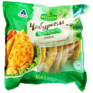 Чебуреки Хуторок з М’ясом Смажені заморожені 600г