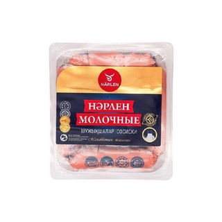 Сосиски Нарлен молочные 460 гр шк: 4870212871677