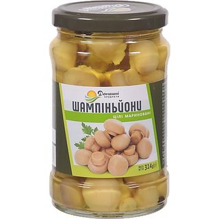 Гриби Домашні продукти Печериці 280 г мар. цілі