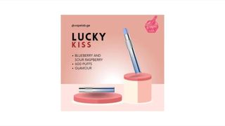 LUCKY KISS FEMALE DISPOSALE VAPE LK600 – BLUEBERRY SOUR RASPBERRY