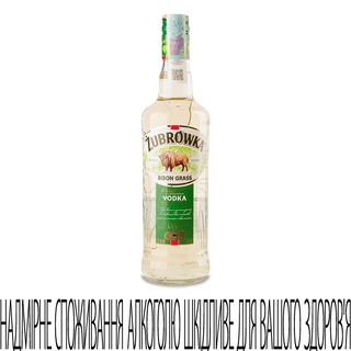 Горілка 0,5л Bison Grass ТМ Zubrowka 37,5%