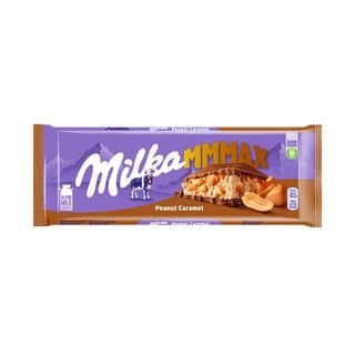 Шоколад Milka с арахисом и карамелью, 270 гр.