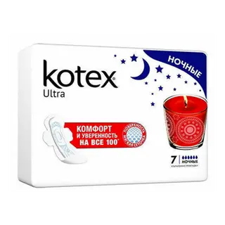 კოტექსი - ულტრა ღამის /6წვ/ #7 108 5029053540108 Kotex ultra night #7