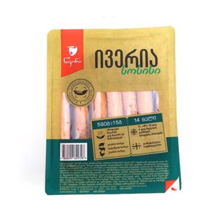 სოსისი /ნიკორა/ ივერია 590გრ