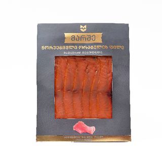 ატლანტიკური ორაგულის ნაჭრები მცირედ შებოლილი /მარშე/ 120 გრ