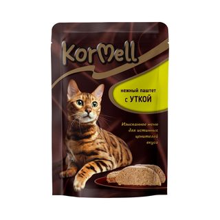 Корм для кошек Kormell Паштет Утка 75 г