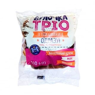 Булочка 110г Кулиничі Тріо смаків