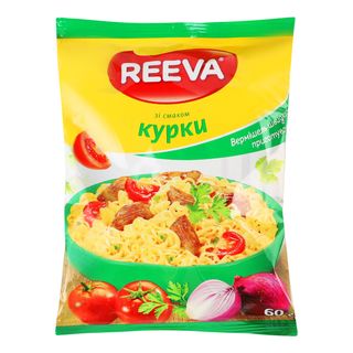 Вермішель ш/п REEVA зі смаком курки / 60г