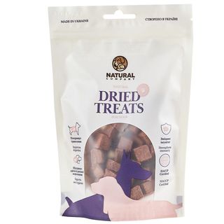 Ласощі Natural для собак кубики для дресирування з качкою 100 г