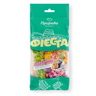 Десерт Фієста Мікс Асорті кулька, трубочка, тарталетка д/гризунів 70г