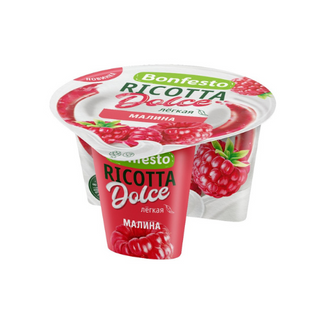 Сыр мягкий Рикотта 40% Малина (Bonfesto), 125 гр.