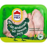 Стегно куряче з частиною спинки Наша Ряба охолоджене ~ 0,82 кг