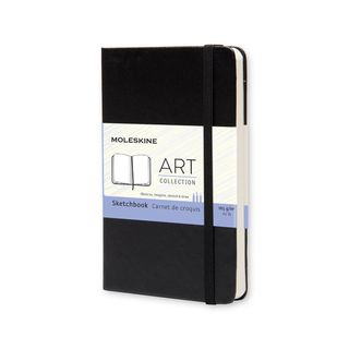 Записник Moleskine Art Кишеньковий / Для Нарисів Чорний