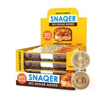 SNAQ FABRIQ "SNAQER" შოკოლადის ფილა, არაქისი და კარამელი 50გრ