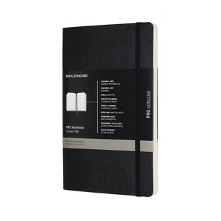 Записник Недатований Moleskine Pro Середній / Чорний М'який