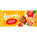 Шоколад Roshen Lacmi молочний з начинкою Полунична Панна Котта 90 г