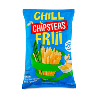 Соломка картопляна Chipster's Зелена цибуля солона 55 г
