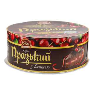 Торт БКК «Празький» з вишнею 850г