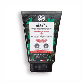 Пюр Мент Очищувальний Засіб 3в1 Для Матовості Шкіри З Вугіллям Та М’ятою 125мл, Арт 42885