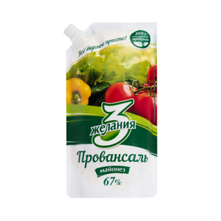 Майонез 3 Желания Провансаль 67% 380г