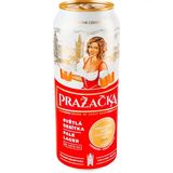 Пиво Prazacka світле фільтроване 4% 0.5 л