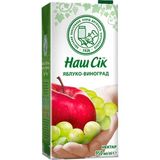 Нектар Наш Сік Яблуко-виноград 950 мл
