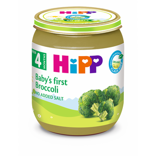 ჰიპი - პიურე ბროკოლი /4თვ+/ 125გრ 4012 Hippie - Puree Broccoli Baby First /4 months+/ 125g 4012