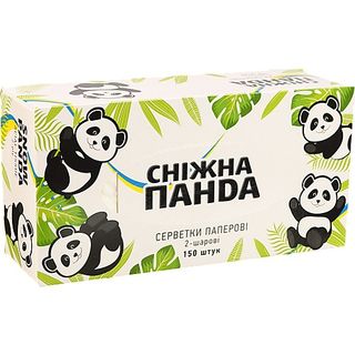 Сніжна панда серв косметичні 150шт 2ш