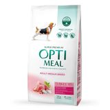 OPTIMEAL Adult Medium Breed д/дор/соб середніх порід з індичкою 1,5кг