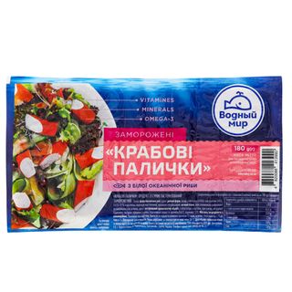 Крабові палички Водний Світ заморожені 180г