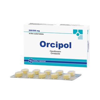 Orcipol - ორციპოლი 500მგ/500მგ 10 ტაბლეტი