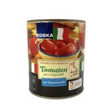 პომიდორი კონსერვირებული კანგაცლილი /EDEKA/ 400გ