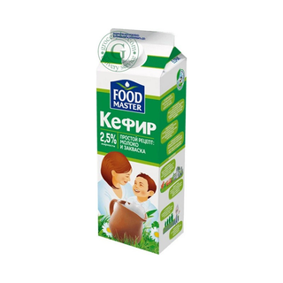 Кефир Food Master 2,5% 1 л