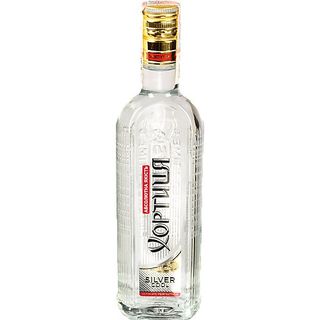 Горілка Хортиця 0.5л срібна прохолода нова