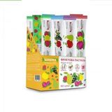 Цукерки 15 г Alexis зі смаком груші, чорної смородини, малини, полуниці та яблука