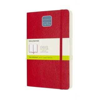 Записник Moleskine Classic Expanded Середній / Нелінований Червоний М'який