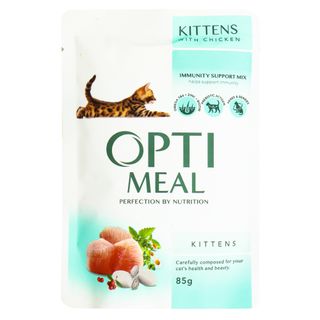Корм для кошенят Optimeal з куркою консервований 85г