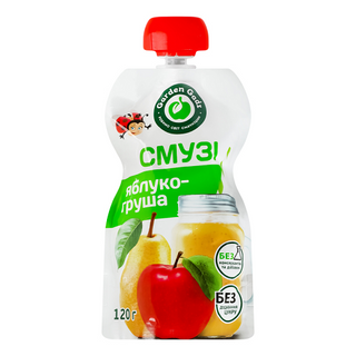 Пюре Гарден Гадз Смузі Яблуко-Груша д/п 120г